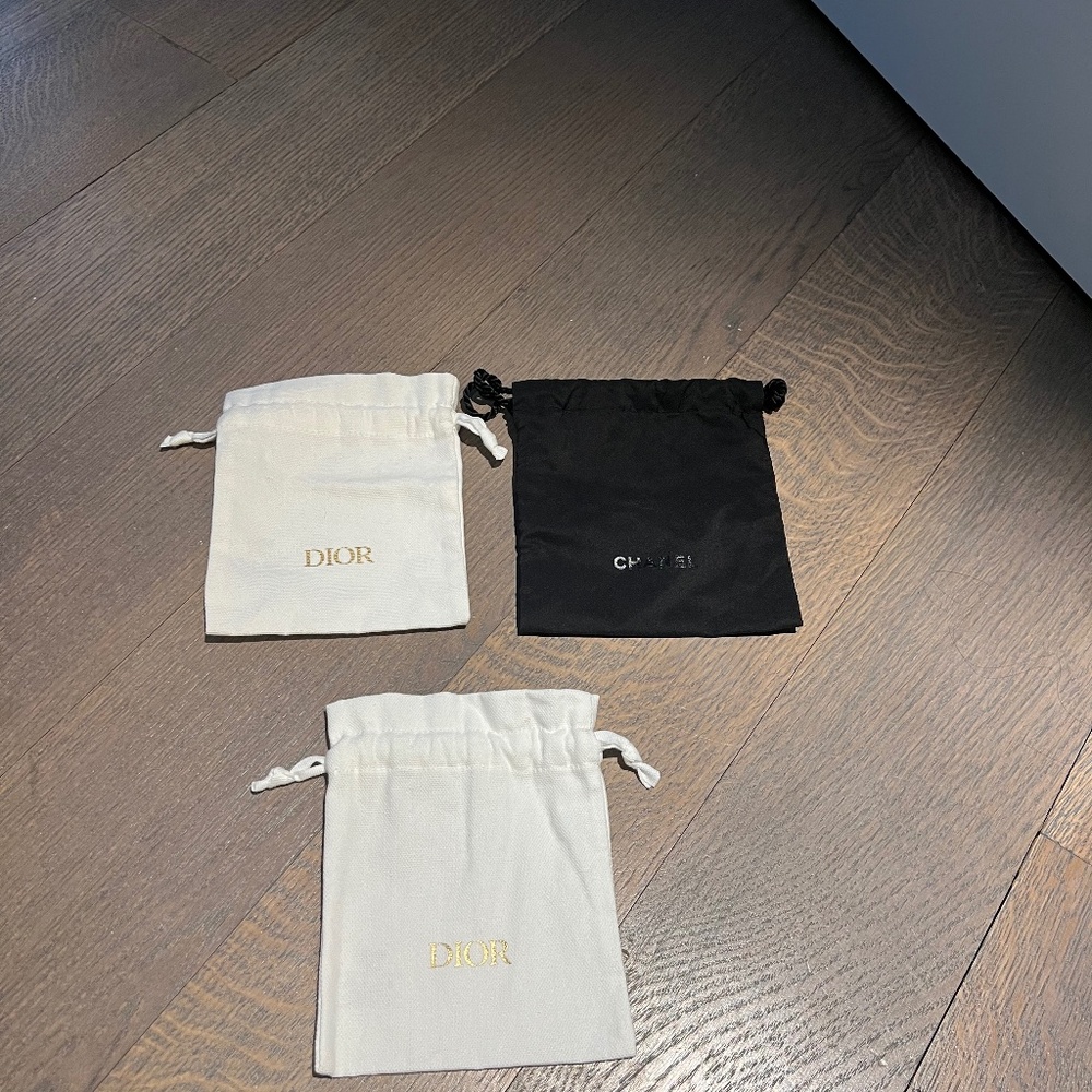 Dior Chanel Pouches set of 3